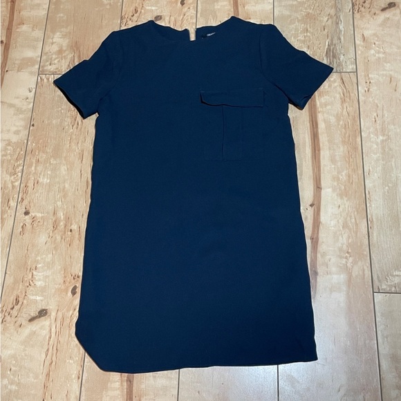 Forever 21‎ Navy Mini Shift Dress Small | Coquette Girl Twee Office - Picture 5 of 7